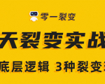 《5天裂变实战训练营》1套底层逻辑+3种裂变玩法，2020下半年微信裂变玩法-一起网赚吧