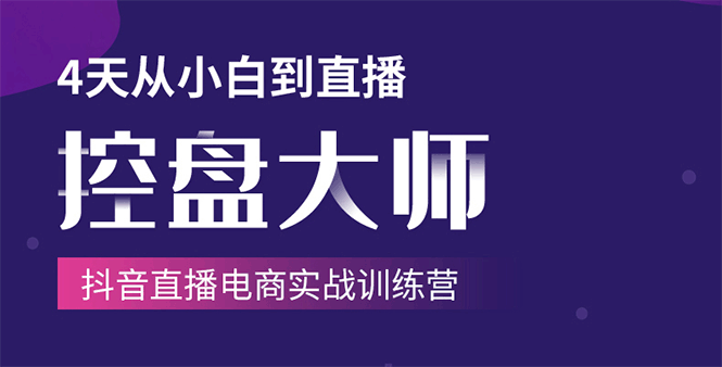 单场直播破百万-技法大揭秘，4天-抖音直播电商实战训练营-一起网赚吧