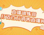 直播训练营：打造百万销售直播间 教会你如何直播带货，抓住直播大风口-一起网赚吧