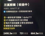 兰溪抖音混剪:一部手机学习剪辑,3个月涨粉580万-一起网赚吧