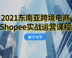 2021东南亚跨境电商Shopee实战运营课程,0基础、0经验、0投资的副业项目-一起网赚吧