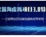 黄岛主·淘宝蓝海虚拟项目3.0，小白宝妈零基础的都可以做到月入过万-一起网赚吧