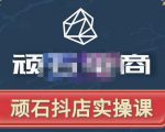 顽石电商·抖店自然流线上实操课【2022版】，从零教你做抖音小店-一起网赚吧