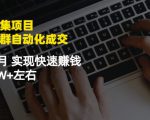 虚拟图集项目：矩阵站群自动化成交，3-5个月实现快速赚钱月入1W+左右-一起网赚吧