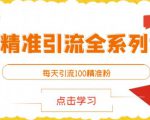 闲鱼精准引流全系列课程,每天引流100精准粉【视频课程】-一起网赚吧