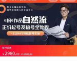 0粉0作品自然流正价起号及稳号全教程，专业自然流起号机构流程化教学（价值2980元）-一起网赚吧