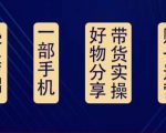 好物分享高阶实操课：0基础一部手机做好好物分享带货（24节课）-一起网赚吧
