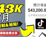 2022抖音国际版Tiktok赚钱项目:每天上传一个视频就轻松月入$43200-一起网赚吧