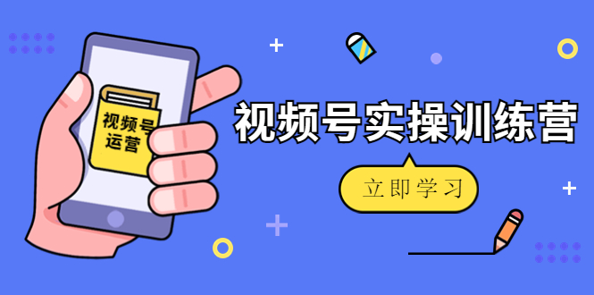 微信视频号实操训练营：视频号起号运营纯干货玩法！-一起网赚吧