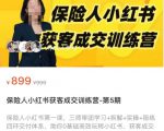 保险人小红书获客成交训练营，0基础高效玩转小红书，可复制的获客成交之路-一起网赚吧