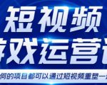 短视频游戏赚钱特训营,0门槛小白也可以操作,日入1000+-一起网赚吧