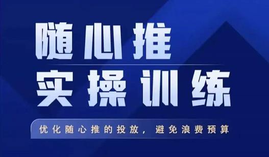 飞哥·随心推实操训练，优化随心推投放，避免浪费预算-一起网赚吧
