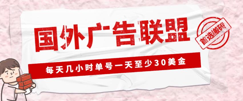 外面收费1980的最新国外LEAD广告联盟搬砖项目,单号一天至少30美金【详细玩法教程】-一起网赚吧