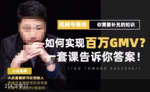 视频号变现进阶课，视频号六大变现模式，对平台的各项功能详细讲解，让你快速选择赛道-一起网赚吧