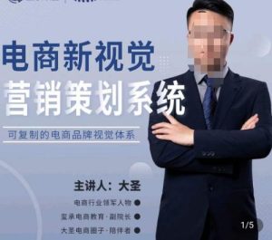 大圣·电商新视觉营销策划系统，可复制的电商品牌视觉识别系统-一起网赚吧