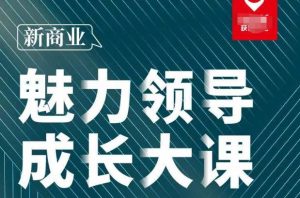 张琦·新商业魅力领导成长大课2023新版，高效管理必修课（30节）-一起网赚吧
