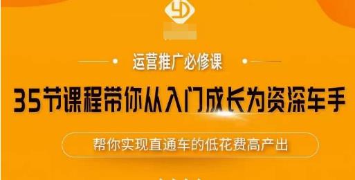 35节课程带你从入门成长为资深车手，让系统学习直通车成为可能，帮你实现直通车的低花费高产出-一起网赚吧