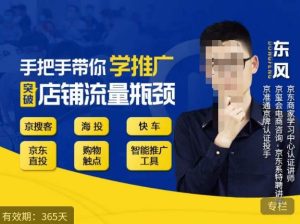 手把手带你学京东推广，突破店铺流量瓶颈，京搜客海投快车购物触点京东直投智能推广工具等-一起网赚吧