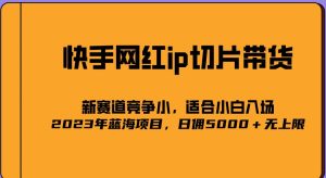 2023爆火的快手网红IP切片，号称日佣5000＋的蓝海项目，二驴的独家授权-一起网赚吧