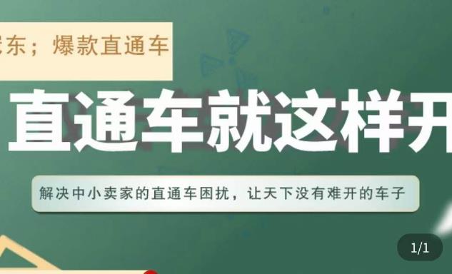 冠东·淘系直通车保姆级教程，全面讲解直通车就那么简单-一起网赚吧