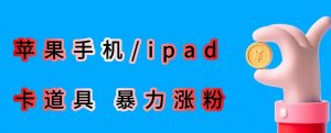 最新利用苹果手机/ipad的ios系统，卡道具搬短视频，百分百过原创-一起网赚吧