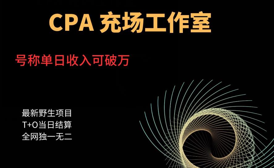 cpa充场工作室，号称单日收入10000+（揭秘）-一起网赚吧