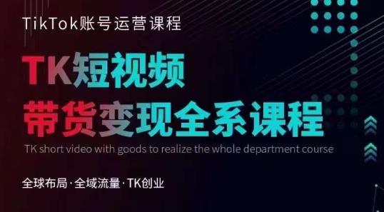 Tiktok运营线上训练营，引流爆单，急速涨粉，Tiktok短视频玩法大揭秘-一起网赚吧