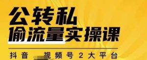 群响公转私偷流量实操课，致力于拥有更多自持，持续，稳定，精准的私域流量！-一起网赚吧
