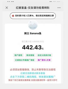 盲盒交友5.0，男粉变现实操项目，亲测变现效果极好【揭秘】-一起网赚吧