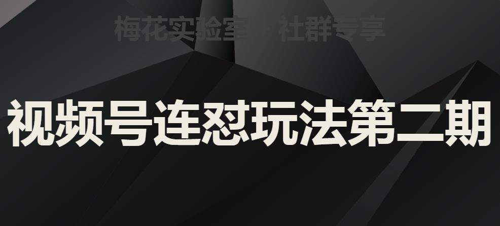梅花实验室社群视频号连怼玩法第二期，实操讲解全部过程-一起网赚吧