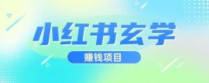 小红书玄学项目,直接上手操作,日入500【揭秘】-一起网赚吧