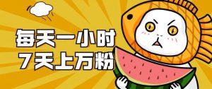 暴力涨粉项目:每天一小时,七天上万粉【揭秘】-一起网赚吧