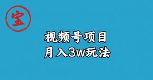 宝哥视频号无货源带货视频月入3w，详细复盘拆解-一起网赚吧