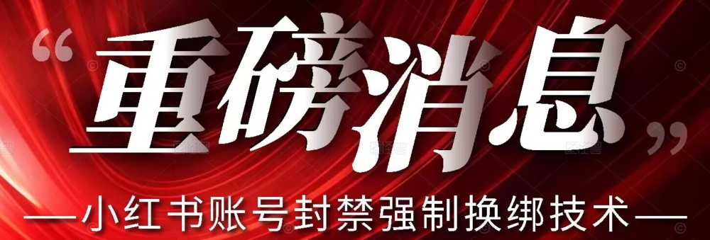 【最新】小红书账号封禁强制换绑技术可日赚300-一起网赚吧