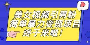 价值3980的男粉暴力引流变现项目,一部手机简单操作,新手小白轻松上手,每日收益500+【揭秘】-一起网赚吧