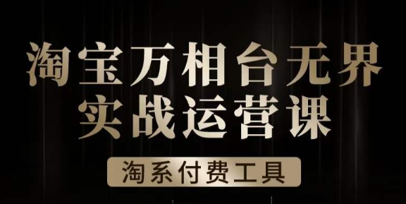 沧海·淘系万相台无界实战运营课，万相台无界实操全案例解析-一起网赚吧