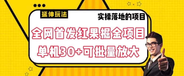 全网首发红果免费短剧掘金项目，单机30+可批量放大【揭秘】-一起网赚吧