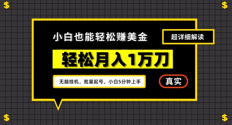 谷歌看广告撸美金2.0，无脑挂机，多号操作，月入1万刀【揭秘】-一起网赚吧