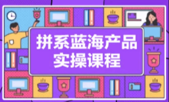 拼系冷门蓝海产品实操课程，从注册店铺到选品上架到流量维护环环相扣-一起网赚吧