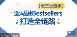 运营操盘手！亚马逊Bestsellers打造全链路，选品、Listing、广告投放全链路进阶优化-一起网赚吧