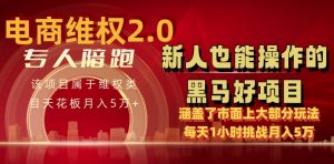电商维权 4.0 如何做到月入 5 万+每天 1 小时新人也能快速上手【仅揭秘】-一起网赚吧