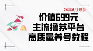 6月最新价值699的主流撸茅台平台精品养号下车攻略【揭秘】-一起网赚吧