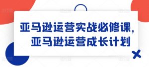 亚马逊运营实战必修课，亚马逊运营成长计划-一起网赚吧