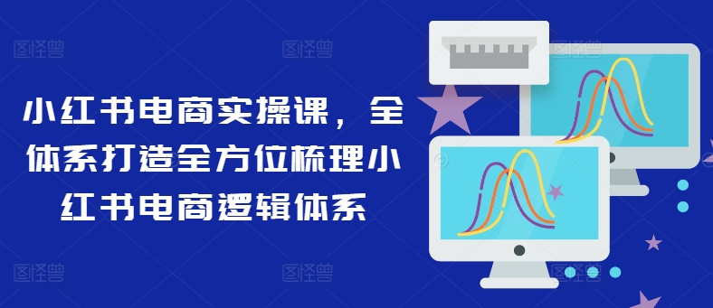 小红书电商实操课，全体系打造全方位梳理小红书电商逻辑体系-一起网赚吧