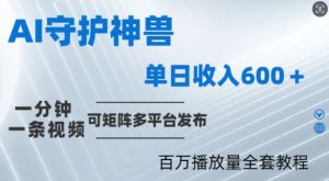制作各省守护神，100多W播放量的视频只需要1分钟就能完成【揭秘】-一起网赚吧