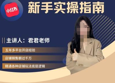 君君-小红书电商从入门到精通，新手实操指南-一起网赚吧