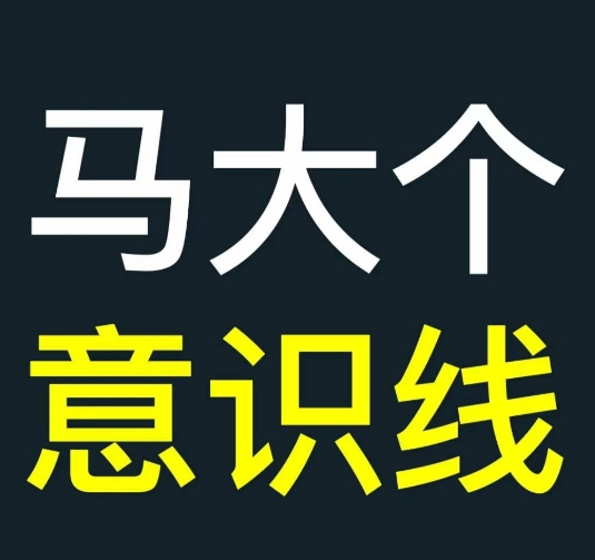 马大个意识线，一门改变人生意识的课程，讲解什么是能力线什么是意识线-一起网赚吧