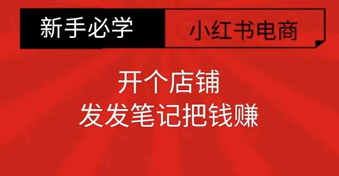 小红书零食共创【新手易上手】开个店铺，发发笔记把钱赚-一起网赚吧