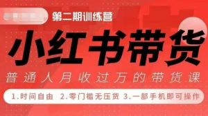 小Red书带货42天训练营 2.0版，宝妈+自由职+上班族+大学生，提高副业收入的大红利项目-一起网赚吧
