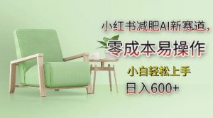 小红书减肥AI新赛道,零成本易操作,日入多张,小白轻松上手【揭秘】-一起网赚吧